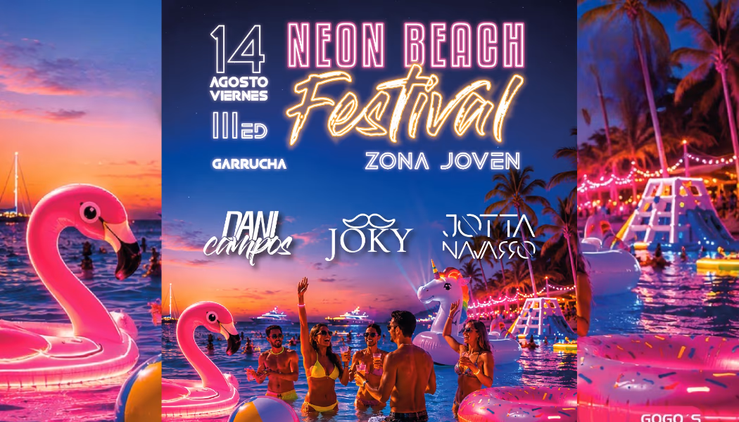 PACK de 4 entradas para NEON BEACH FESTIVAL